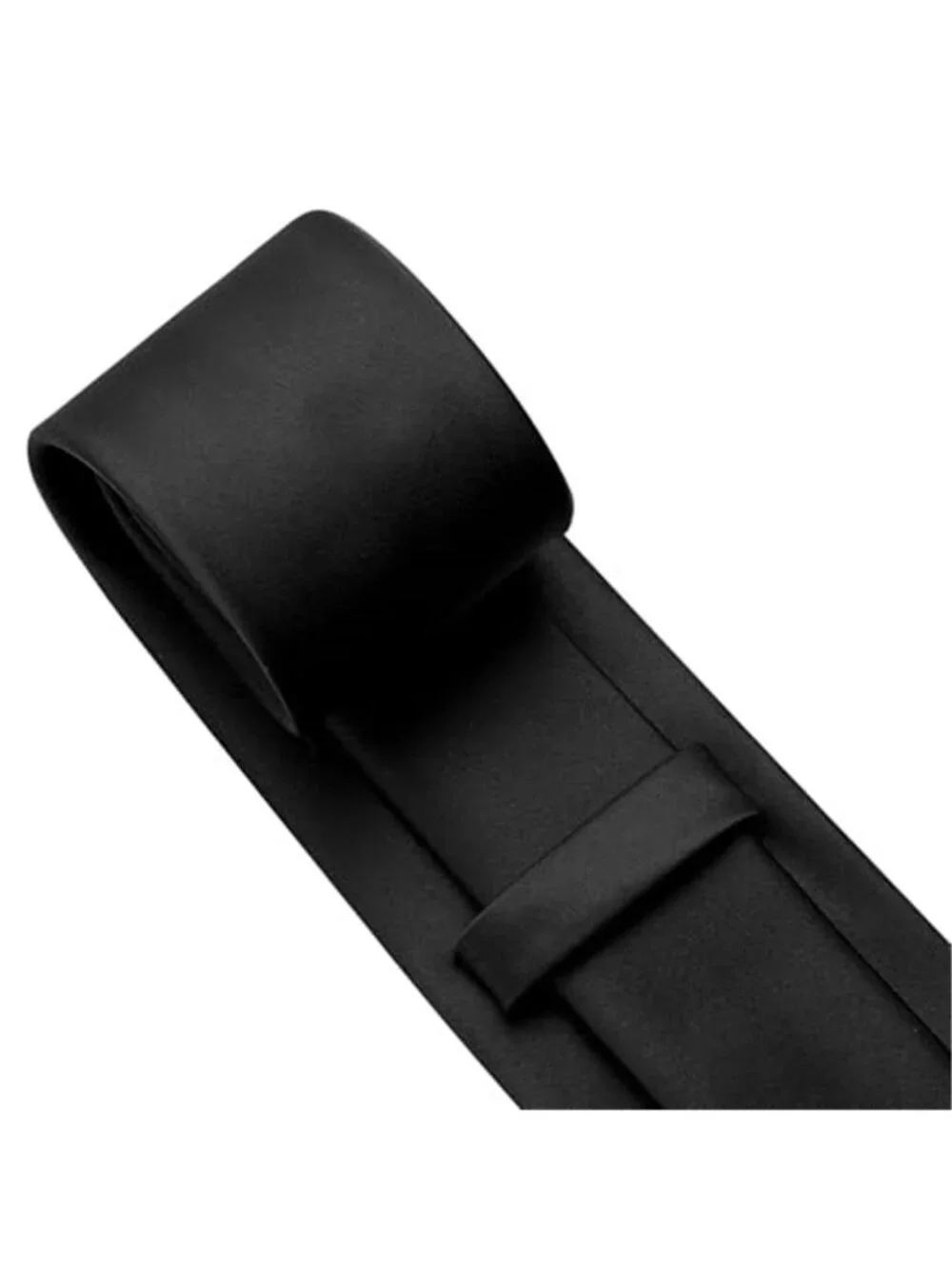 Men's Ties Solid Pure Color Plain Neckties Formal Black Ties For Men